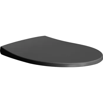 WC sedátko GSI - MODO WC sedátko, Soft Close, Quick Release, černá mat/chrom MS98C26