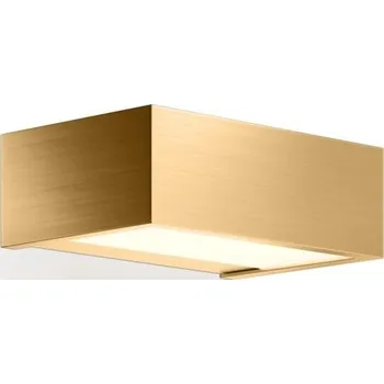 Nástěnné svítidlo Decor Walther, Nástěnná lampa Box LED 15 cm zlatá mat - Formadore