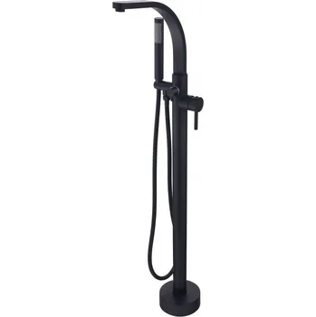 Vodovodní baterie BESCO - Stojánková vanová baterie DECCO I Černá BABWDICZ