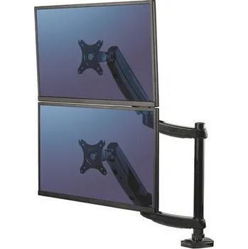 Držák monitoru Držák na monitor "Platinum Series™ Dual Stacking", černá, 2 ramena, FELLOWES