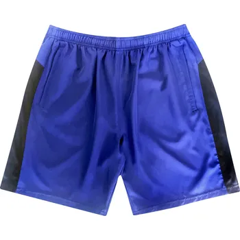 Pánské plavky FANNIFEN Pánské jednobarevné koupací šortky J30300 Barva: Tmavěmodrá, Velikost: 3XL