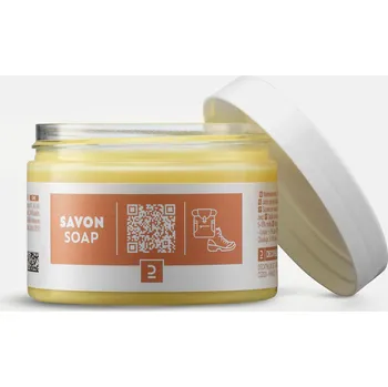 Mýdlo DECATHLON Glycerinové mýdlo na boty a kožené výrobky tuhé 150 ml 150g