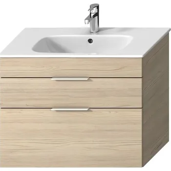 Koupelnový nábytek Skříňka, 2 zásuvky, vč. umyvadla 800x430 mm Deep by Jika Bílá H41J6154023001