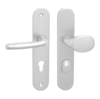 Dveřní kování MP-KOVÁNÍ Bezpečnostní klika GI-STANDARD F1- Přírodní elox