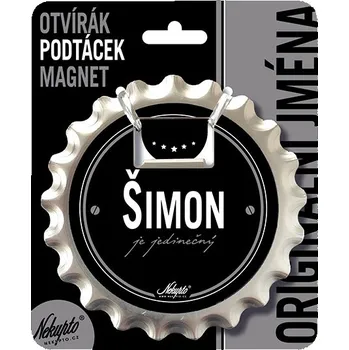Otvírák Nekupto Otvírák na pivo, podtácek se jménem - Šimon
