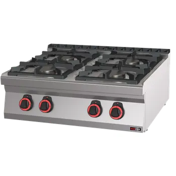 Sporák Sporák plynový 4x hořák ECO bez podestavby | REDFOX - SPB 70/08 G