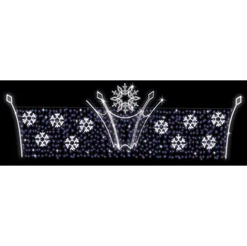 Vánoční světelný řetěz Polamp POL-1305 - 2D dekorace - Převisy - 175 x 600 cm