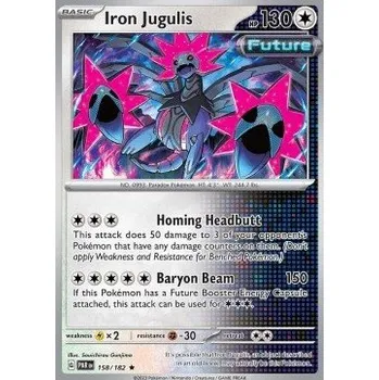 Sběratelská karetní hra Pokémon PAR 158/182 Iron Jugulis - Paradox Rift Stav: Near Mint, Verze: HOLO