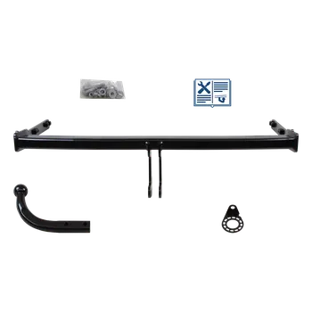 Tažné zařízení Westfalia tažné zařízení pevné včetně TowTec elektropřípojky 7pólové typová - AUDI A1 Sportback