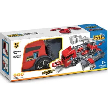 autíčko Alltoys Rozkládací hasičské auto 2v1 39 x 16 x 11 cm