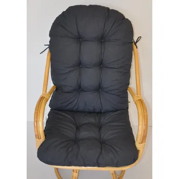 Podsedák Nábytek PEGAS Polstr na křeslo Havai látka tmavě šedý melír