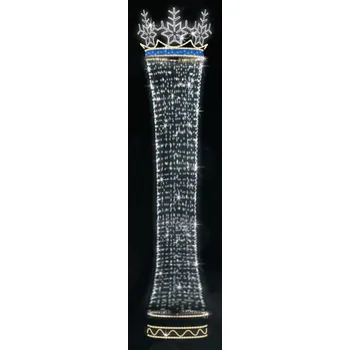 Vánoční světelný řetěz Polamp POL-1023 - 3D dekorace - Ozdoba sloupů - 450 x 100 cm