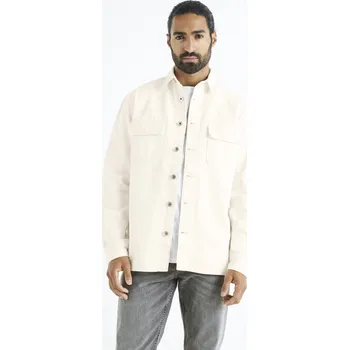 Pánská košile Celio Džínová košile Battery - Pánské Celio bílá 1796459