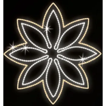 Vánoční světelný řetěz Polamp POL-0089 - 2D dekorace - Rozeta - Ø 100 cm