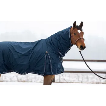 Vybavení pro koně Nepromokavá deka WAHLSTEN Storm 1680D + 100 g full neck extra pevnost vel. 145 cm