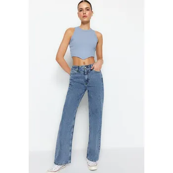 Dámské džíny Dámské džíny Trendyol TWOSS21JE0385/NACY Trendyol modrá 1746777