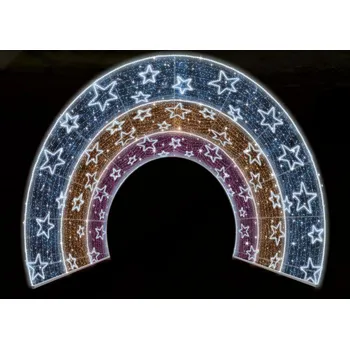 Vánoční osvětlení Polamp POL-1371 - 3D průchozí dekorace - 260 x 500 x 100 cm