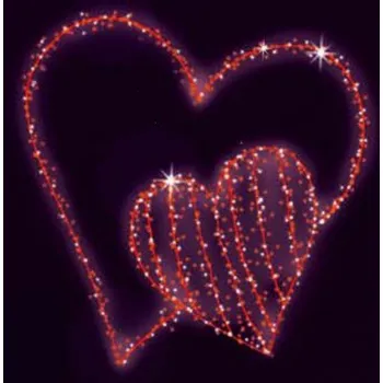 Vánoční světelný řetěz Polamp POL-0628 - 2D dekorace - Ozdoba sloupů - 150 x 150 cm