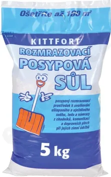 Kittfort Rozmrazovací posypová sůl 5 kg