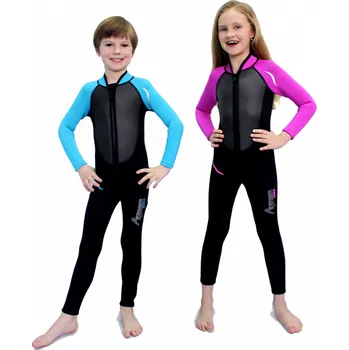 Neoprenový oblek Dětská neoprenová kombinéza Agama NEMO Superstretch 3 mm - 8/10 let tyrkysová