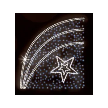 Vánoční světelný řetěz Polamp POL-0204 - 2D dekorace - Ozdoba sloupů - 100 x 100 cm