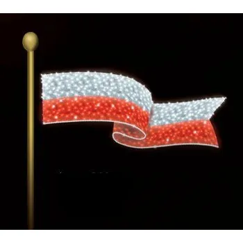 Vánoční osvětlení Polamp POL-2946 - 3D dekorace - Vlajka - 600 x 200 cm