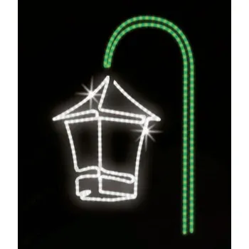 Vánoční světelný řetěz Polamp POL-1118 - 2D dekorace - Zvonek - 100 x 60 cm