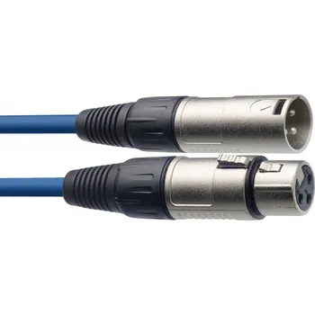 Stagg SMC10 CBL, mikrofonní kabel XLR/XLR, 10m, modrý