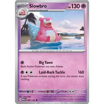 Karetní hra Slowbro 080/165 - Scarlet & Violet 151 Typ karty: Reverse Holo