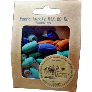 Vonná tyčinka Ex Herbis AHDL Vonné kužele Tekoucí dým - 60 ks Mix