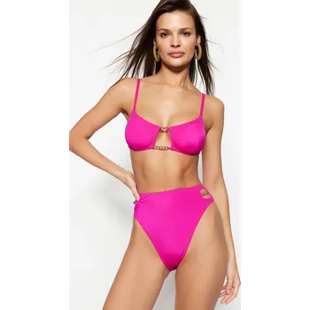 Dámská móda Dámský spodní díl plavek Trendyol Trendyol fuchsiová 2321607