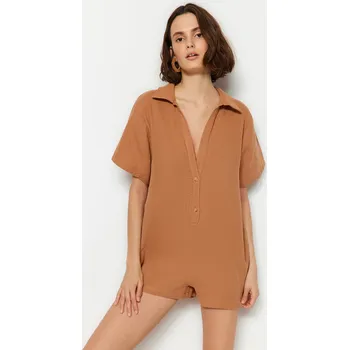 Dámský overall Dámský overal Trendyol Trendyol hnědá 2249707