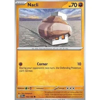 Sběratelská karetní hra Pokémon PAR 102/182 Nacli - Paradox Rift Stav: Near Mint, Verze: NORMAL
