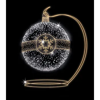 Vánoční osvětlení Polamp POL-1900 - 3D dekorace - Baňka - Ø300cm