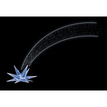 Vánoční osvětlení Polamp POL-0954M - 3D dekorace - Hvězda - 300 x 400 x 150 cm
