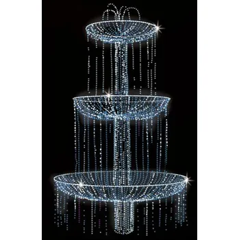 Vánoční osvětlení Polamp POL-0903 - 3D dekorace - Fontána - Ø170cm