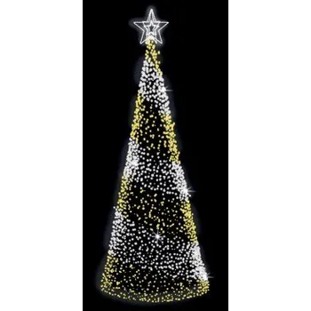 Vánoční světelný řetěz Polamp POL-0918 - 3D dekorace - Stromeček - Ø425cm