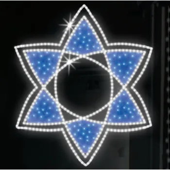 Vánoční světelný řetěz Polamp POL-0093M - 2D dekorace - Rozeta - Ø 100 cm