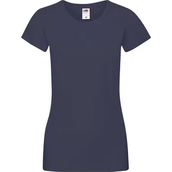 Dámská móda Dámské tričko LadyFit Sofspun 614140 100% bavlna 160g/165g Fruit of the Loom modrá 2469922