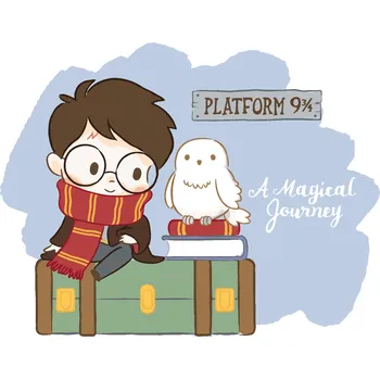 ZUTY Malování podle čísel - HARRY POTTER NA NÁSTUPIŠTI 9 A 3/4 Rozměr: 40x50 cm, Rámování: bez rámu a bez vypnutí plátna