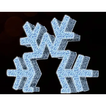 Vánoční osvětlení Polamp POL-2904 - 3D dekorace - Vločka - Ø490cm