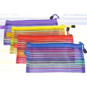 Desky se zipem síťované mix barev DL