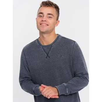 Pánské oblečení Pánská mikina V4 OM-SSDS-0131 námořnicky modrá