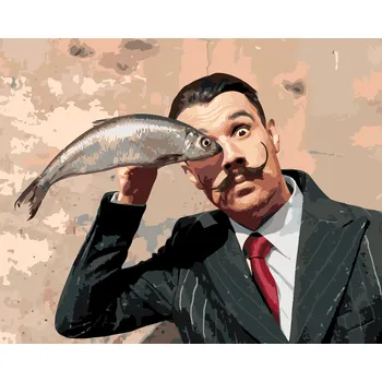 ZUTY Malování podle čísel - RYBÍ OČI Rozměr: 40x50 cm, Rámování: bez rámu a bez vypnutí plátna