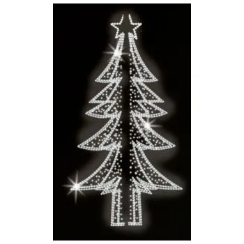 Vánoční světelný řetěz Polamp POL-0803 - 3D dekorace - Ozdoba sloupů - 300 x 185 cm