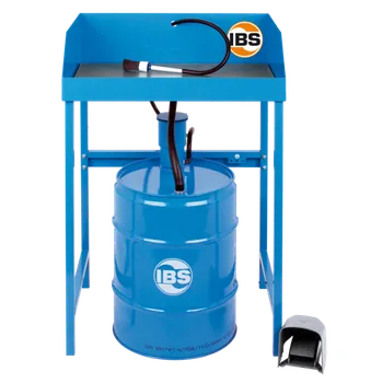 Zahradní technika Mycí stůl typ BK 50, 50 litrů, nosnost 50 kg, elektrické čerpadlo a štětec - IBS Scherer