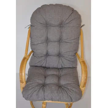 Podsedák Nábytek PEGAS Polstr na křeslo Havai látka šedý melír