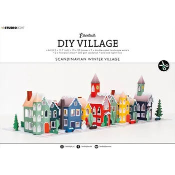 kreativní sada Studio Light Essentials DIY Village A4