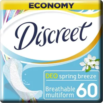 Menstruační vložka Discreet Deo Spring Breeze slipové intimní vložky pro každodenní použití 60 kusů