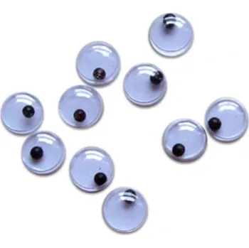 Očička kulatá k nalepení 6mm/100ks